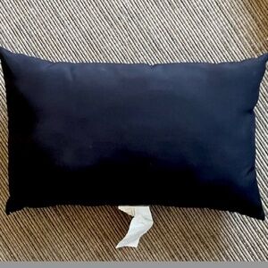 Black Waterproof 14 x 21 outdoor/indoor pillow insert